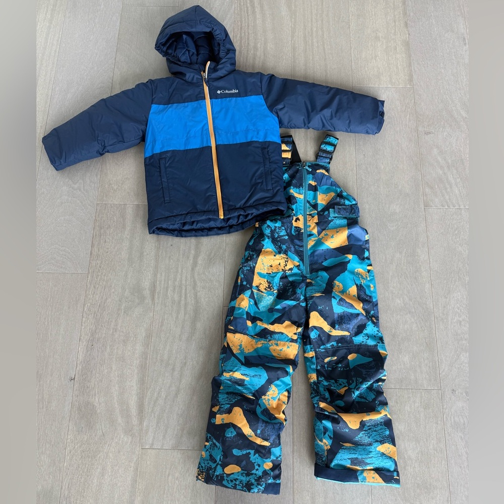 Columbia Boy’s Ski Set- Jacket and Bib, Size 6/7